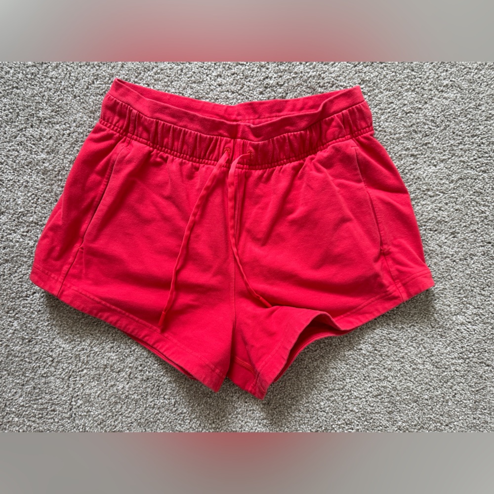 lululemon athletica Vibrant Reddish Pink Athletic Shorts